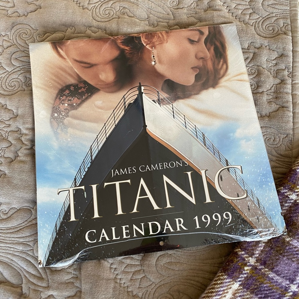 Titanic Collectors Calendar from 1999 still in plastic